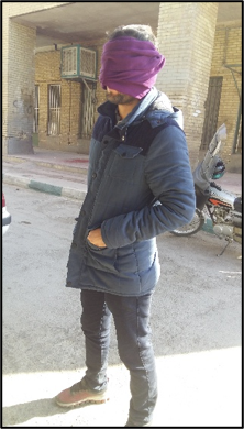 Seyed Mohammad Hosseini during fabrication work in Isfahan
